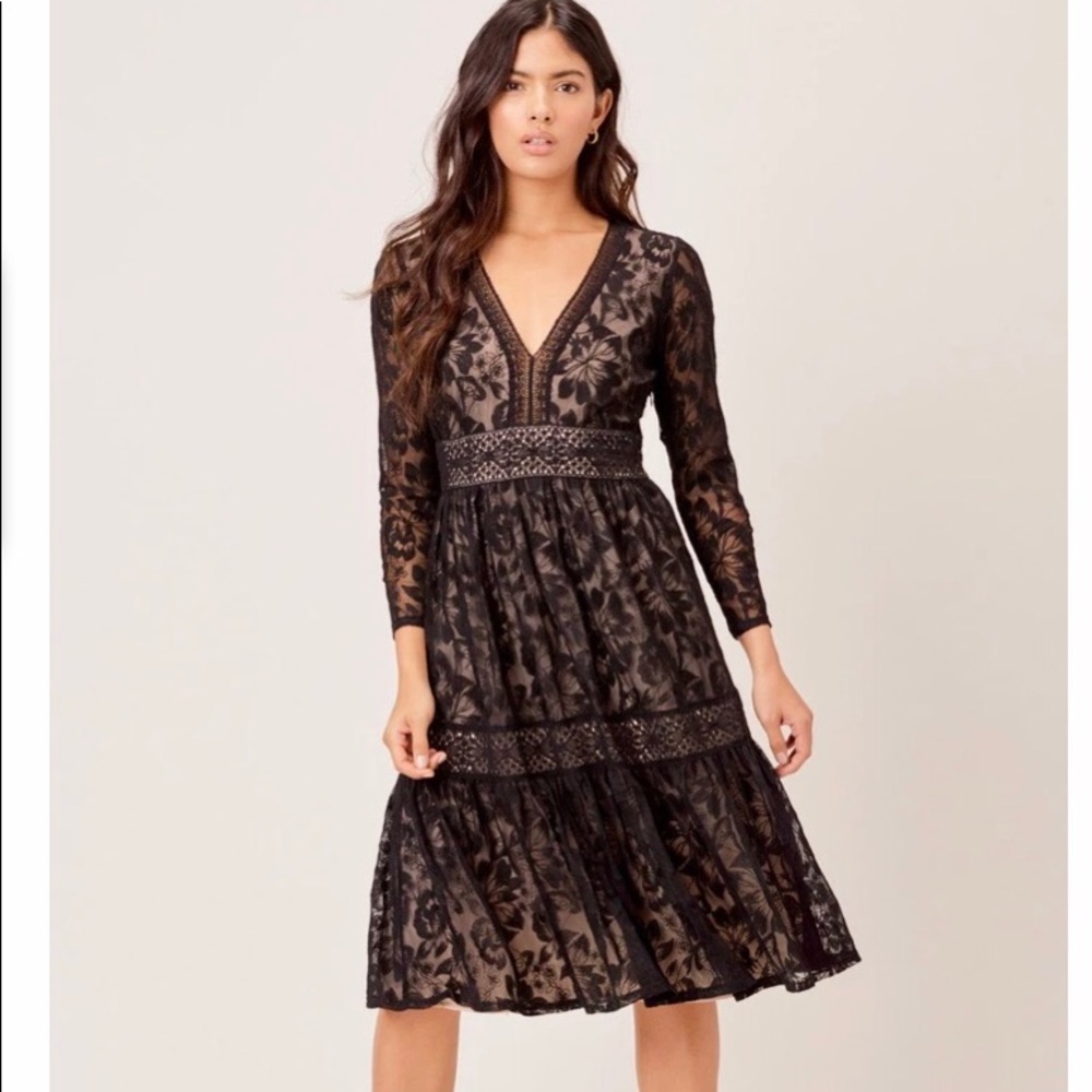 Lovestitch Selena Lace Midi Dress